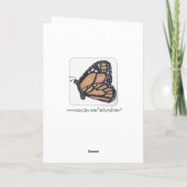 Chat dans une cage d'oiseaux Carte de voeux (Dos)