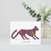 Chat dans une carte postale Sweat (Debout devant)