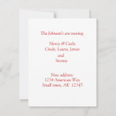 Chat dans une fenêtre Nouvelle carte de billet pla (Dos)