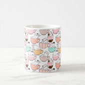 Chat dans une tasse Design motif 01 w (Centre)