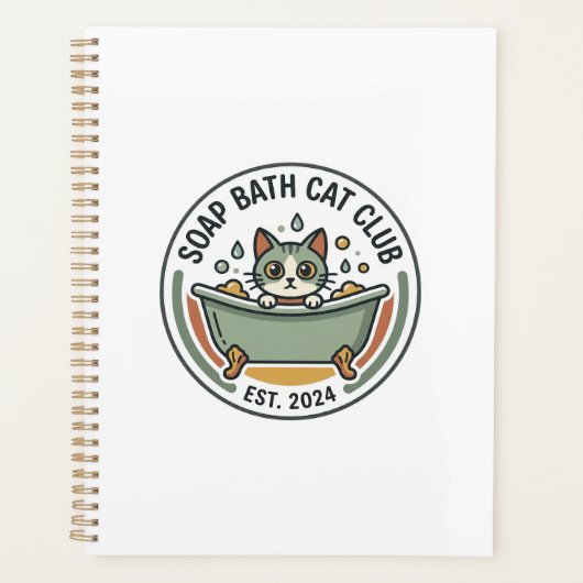 Chat de bain savon POD Art Vector - Club Chat de B (Devant)