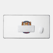 Chat de Bande Dessinée Idée Cadeau pour Maman - Ch (Clavier et souris)