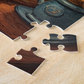 chat de bibliothèque #12 puzzle (Côté)