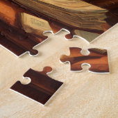 chat de bibliothèque #15 puzzle (Côté)