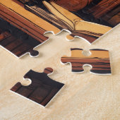 chat de bibliothèque #21 puzzle (Côté)