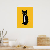 Chat de bureau - Affiche (Cuisine)