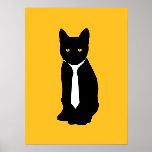 Chat de bureau - Affiche (Devant)
