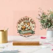 Chat de Burger Mascotte Chat Nourriture Rapide Mas (Mariage)