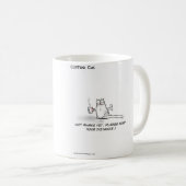 Chat de café - tasse de café (Devant droit)