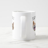 Chat de chien personnalisé visage Mug, Mug cadeau  (Dos)
