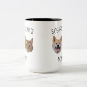 Chat de chien personnalisé visage Mug, Mug cadeau (Centre)