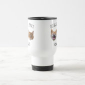 Chat de chien personnalisé visage Mug, Mug cadeau  (Centre)
