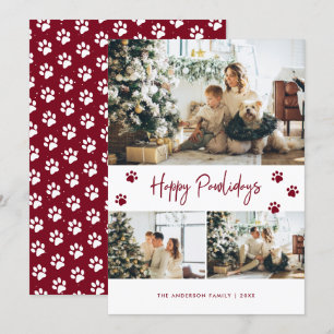 Chat de chien rouge - photo Carte de Joyeux Pawlid