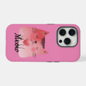 Chat de coeur rose (Verso Horizontal)