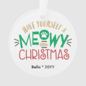 Chat de compagnie a un joyeux petit Noël mignon ro (devant)