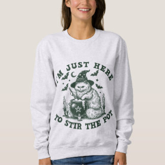 Chat de cuisine Halloween Sweatshirt