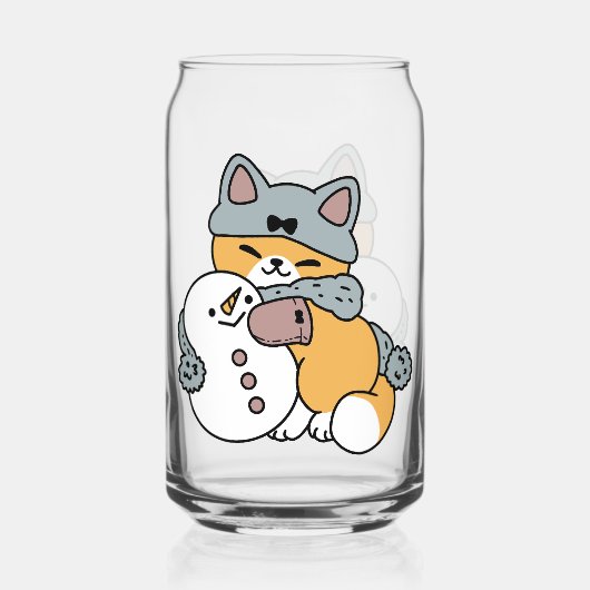 Chat de design de vacances d'hiver amusant sous la (Recto)