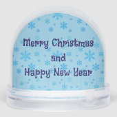 Chat de dessin avec Santa Hat Christmas Snow Globe (Arrière)