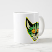 Chat de dessin fluorescent Jumbo Mug (Devant droit)