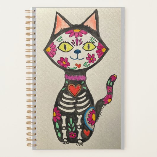 Chat de Dia de Los Muertos (Devant)