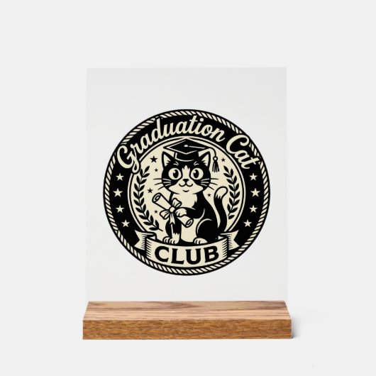 Chat de fin d'études Chat drôle Graphique - Chat d (Recto)