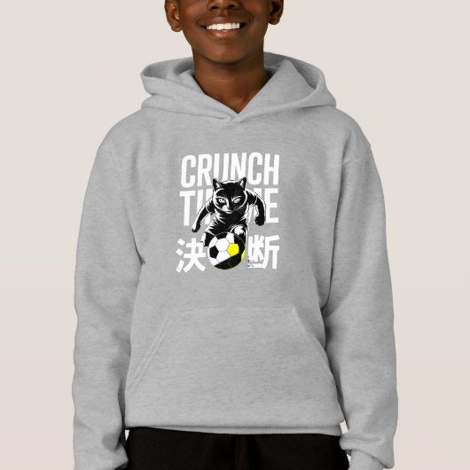 Chat de foot Motivational Crunch Time pour les ath (Devant)