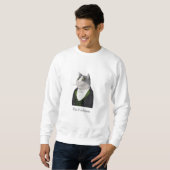 CHAT DE FOOTMAN Sweatshirt de base (Devant entier)