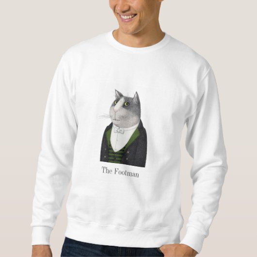 CHAT DE FOOTMAN Sweatshirt de base (Devant)
