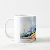 Chat de gingembre Relaxant Mug classique (Gauche)
