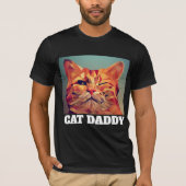 CHAT DE GINGER HOMME, T-shirt PÈRE DADDY (Devant)