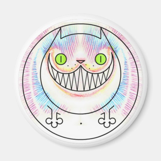 Chat de graisse avec un aimant à grains de chat Ch (Devant)