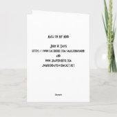 Chat de joker de carte pour notes (Dos)