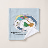 Chat de jour de blanchisserie (Gant de toilette)