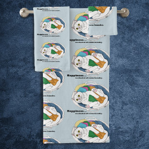 Chat de jour de blanchisserie