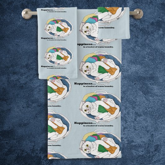 Chat de jour de blanchisserie