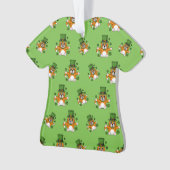 Chat de la Saint Patrick avec dessin Shamrock (devant)