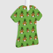 Chat de la Saint Patrick avec dessin Shamrock (devant)