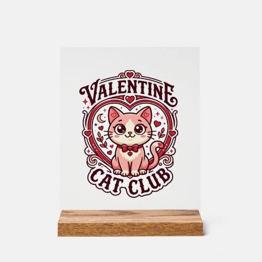 Chat de la Saint-Valentin Dessin drôle pour amateu (Recto)