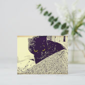 Chat de musique - Carte postale (Debout devant)