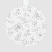 Chat de Noël grincheux (dos)