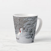 Chat de Noël Latte Mug ! (Angle droit)
