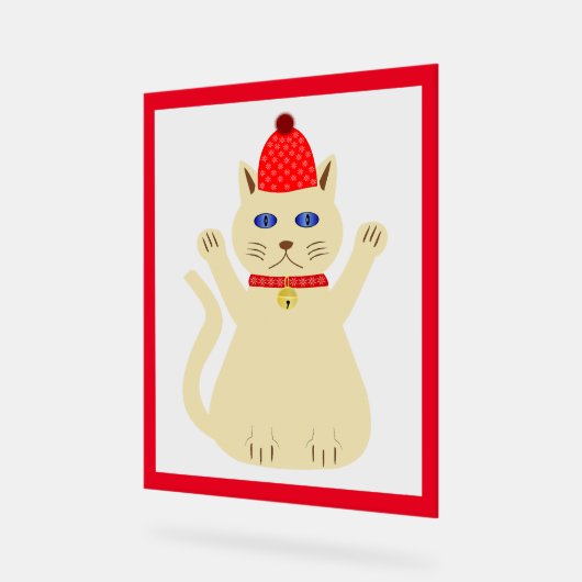 Chat de Noël mignon (Angle)