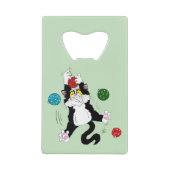 Chat de Noël noir blanc Tuxedo (Devant)