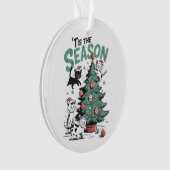 Chat de Noël Rétro C'est La Saison Meowy Catmas (devant)