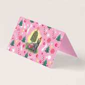 Chat de Noël rose (Back)