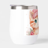 Chat de Noël rose mignon Motif (Droite)