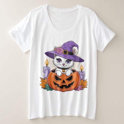 Chat de nuit d'Halloween (Design devant)