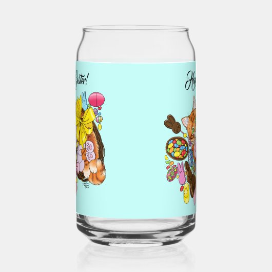 Chat de Pâques Orange (Gauche)