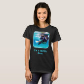 Chat de poisson - Chat amusant T-shirt Snorkeling (Devant entier)