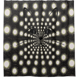 Chat de rideau de douche